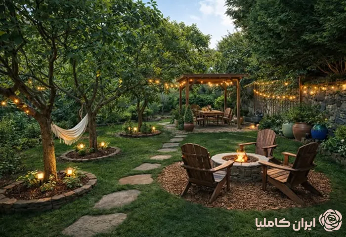 محوطه سازی باغ